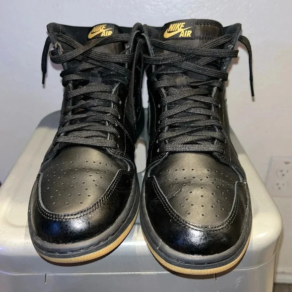 Air Jordan Retro 1 OG High Black/Gum - Picture 2 of 5